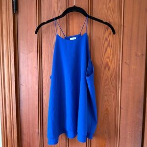 Paper Crane Royal Blue Tank Top Size large